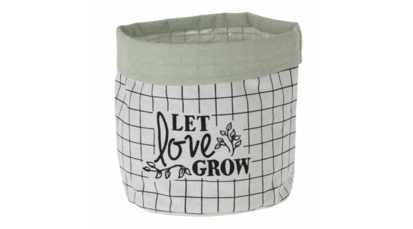 Cache Pot En Textile-21cm-Asst