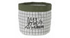 Cache Pot En Textile-21cm-Asst