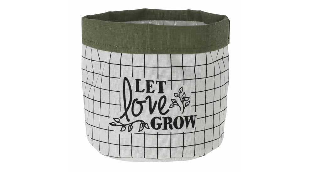 Cache Pot En Textile-21cm-Asst