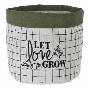 Cache Pot En Textile-21cm-Asst