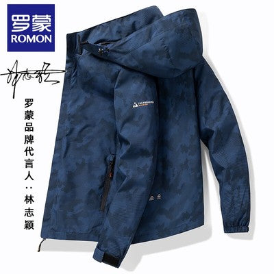 Importé - Jacket à Capuche Détachable Pour Homme Manches Longues