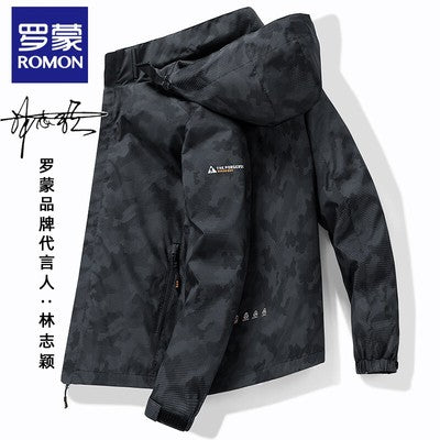 Importé - Jacket à Capuche Détachable Pour Homme Manches Longues