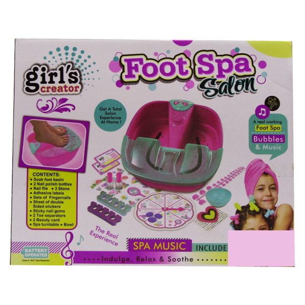 Jeu Foot Spa Salon Pédicure Set Electrique 15 Accessoires+3ans