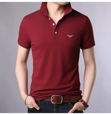Importé - T-shirt POLO Hommes Décontracté Manches Courtes En Coton