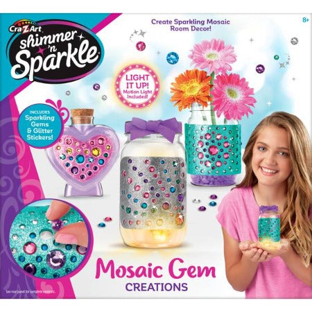 Jeu cra-z-art shimmer’n sparkle mosaic gem+8ans