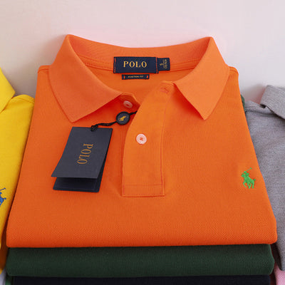Importé - Polo Homme Classique Manche Courte En Coton