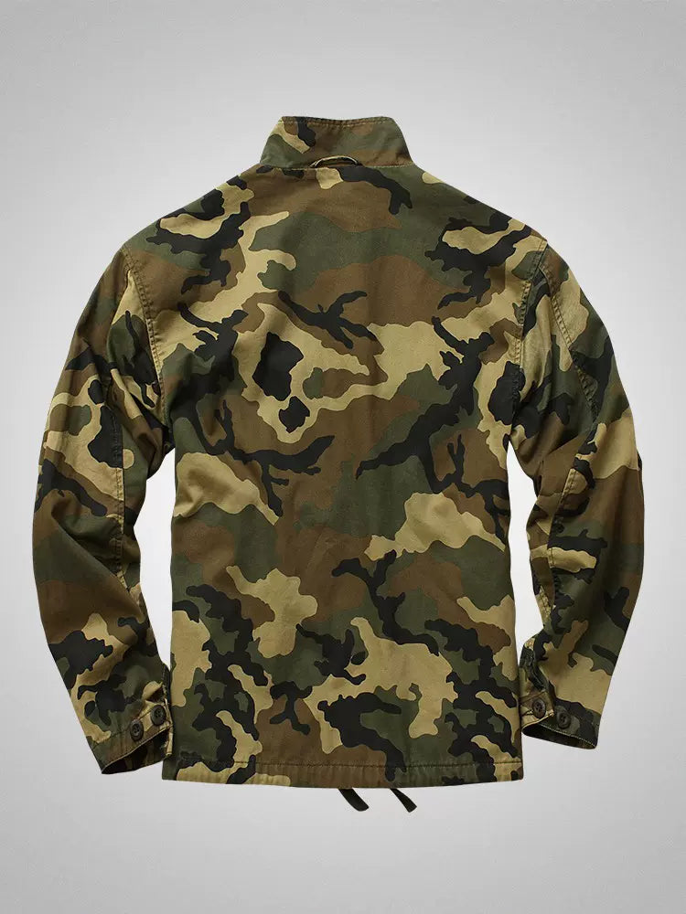 Importé - Jacket Camouflage Coton Lourd Homme Manche Longue