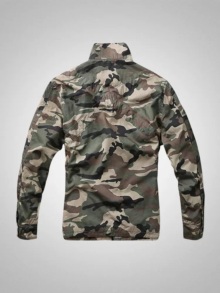 Importé - Jacket Camouflage Coton Lourd Homme Double Manche Longue