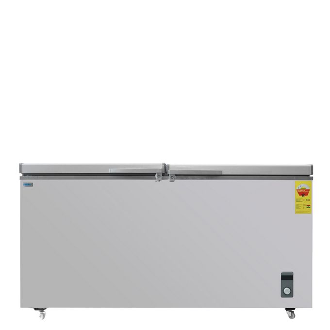 NASCO CONGÉLATEUR HORIZONTAL - NAS-725FL-DD-DS - DARK SILVER - 2 PORTES - 2 PANIERS - 510LT NET - 220-240V