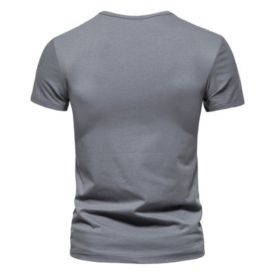 Importé - T-Shirt Hommes Décontractés Manches Courtes En Coton Elastique