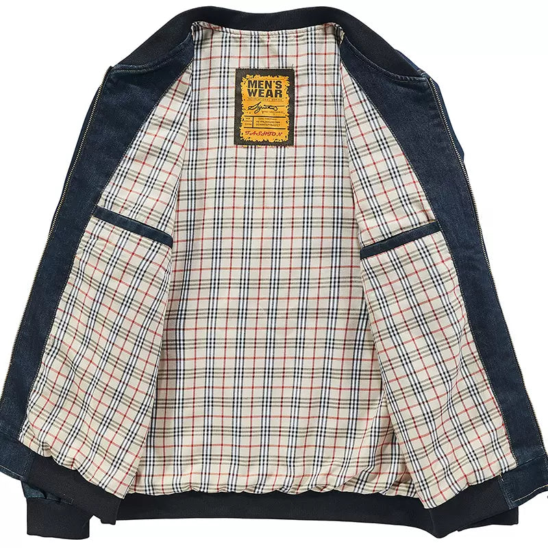 Importé - Jacket Coton Jean Slim Homme Manches Longues