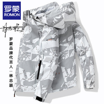 Importé - Jacket à Capuche Détachable Pour Homme Manches Longues