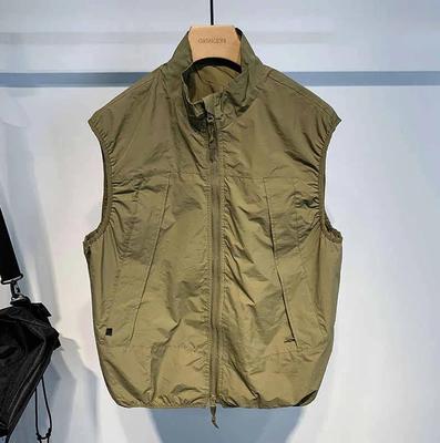 Importé - Chemise Pull Homme Style Gilet Multi-Poches Sans Manches