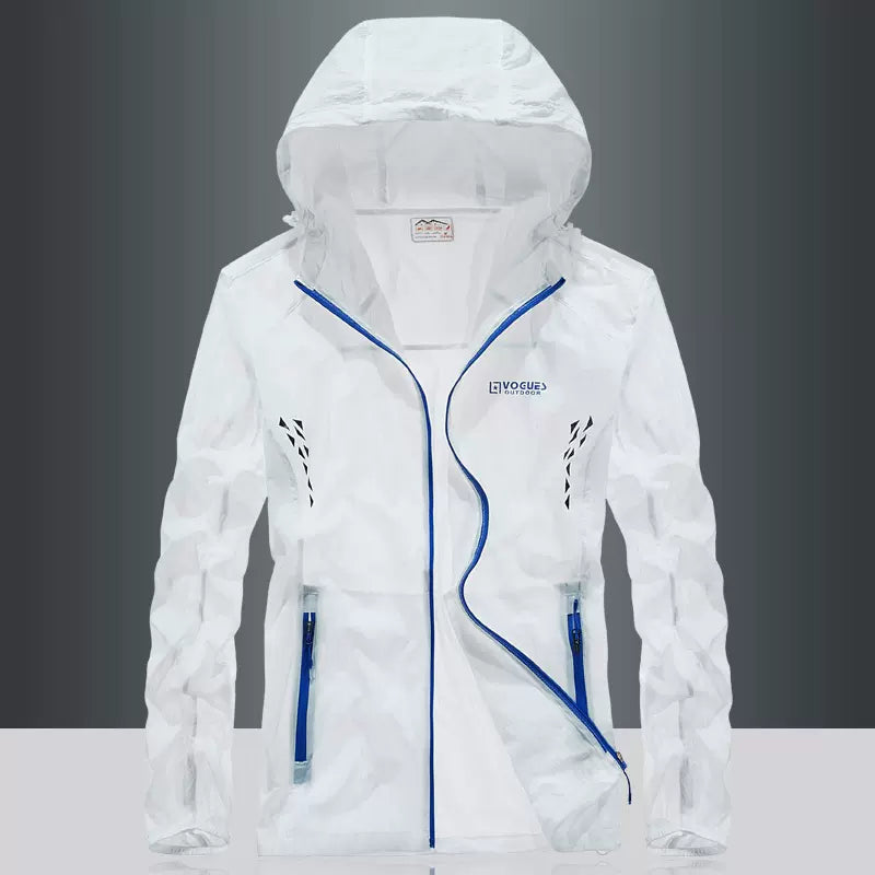 Importé - Chemise Pull Homme Protection Solaire A Capuche