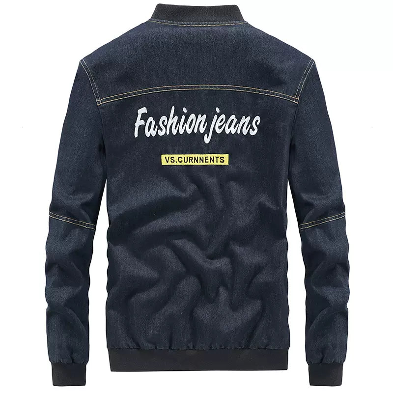 Importé - Jacket Coton Jean Slim Homme Manches Longues