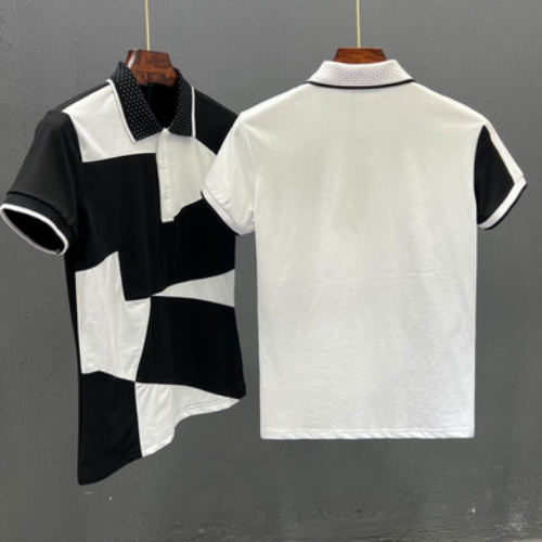 Importé - T-Shirt Polo Homme Demi-manches Décontracté