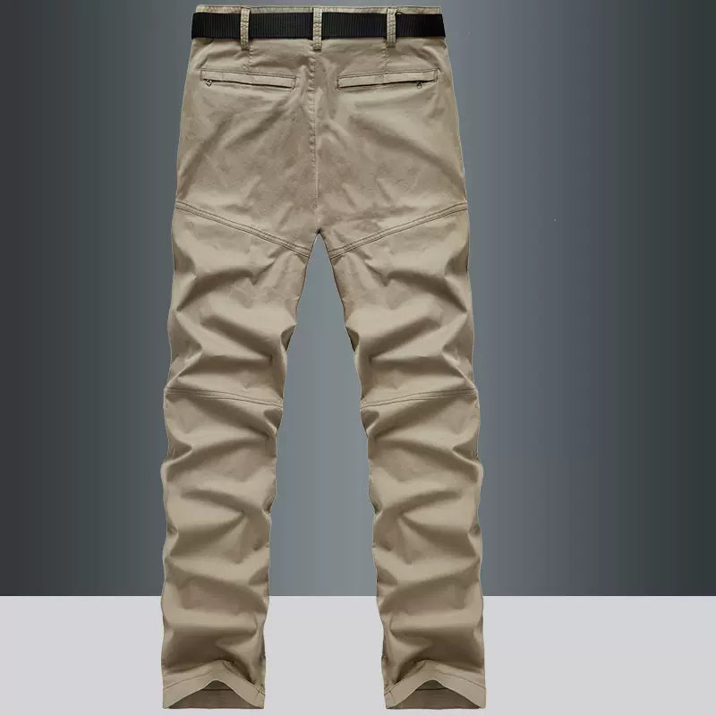 Importé - Pantalon Homme Décontracté Ample Multi-Porches En Coton