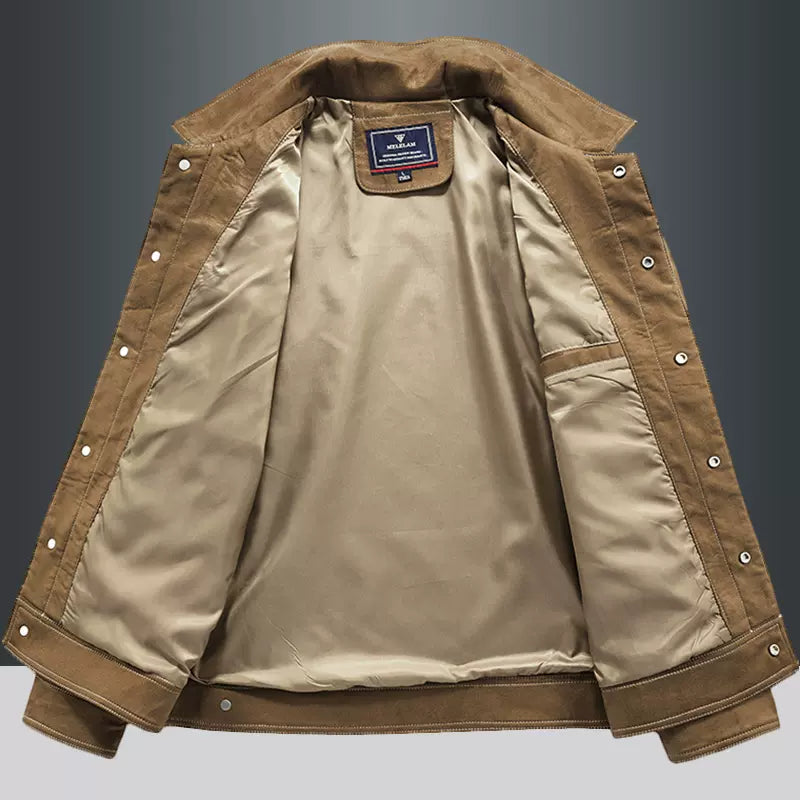 Importé - Chemise Homme Style Veste À Manches Longues