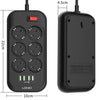 Multiprises Parasurtenseur Parafoudre Multiprotections - 6Prises + 4USB