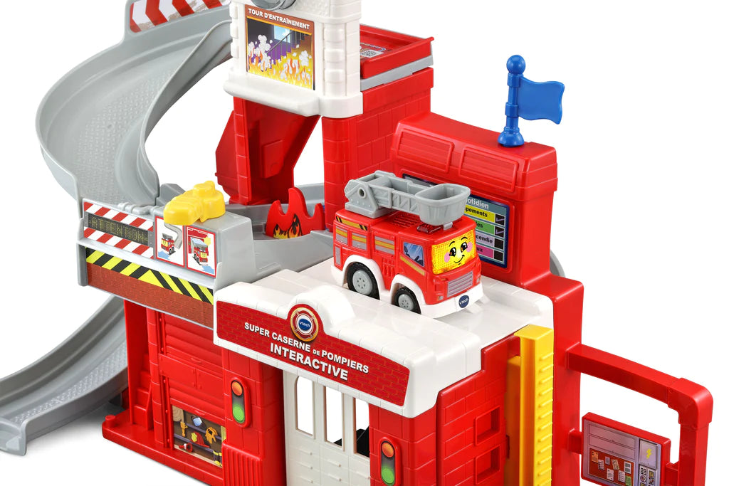 VTECH-TUT TUT BOLIDES-SERIE PRO SUPER CASERNE DE POMPIERS