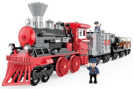 JEU COGO STEAM TRAIN 623PCS-TRAIN A ASSEMBLER+6ANS