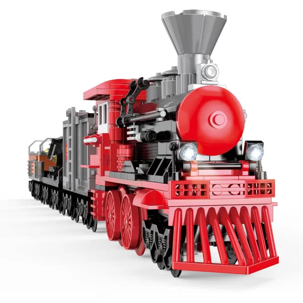 JEU COGO STEAM TRAIN 623PCS-TRAIN A ASSEMBLER+6ANS