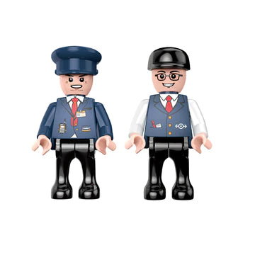 JEU COGO STEAM TRAIN 623PCS-TRAIN A ASSEMBLER+6ANS