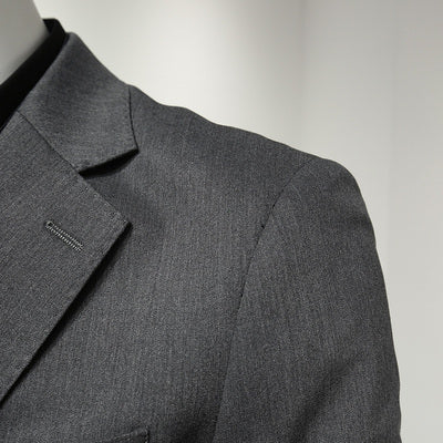 Importé - Ensemble Costume Gris Slim Fit Homme 2 Pièces 2 Boutons