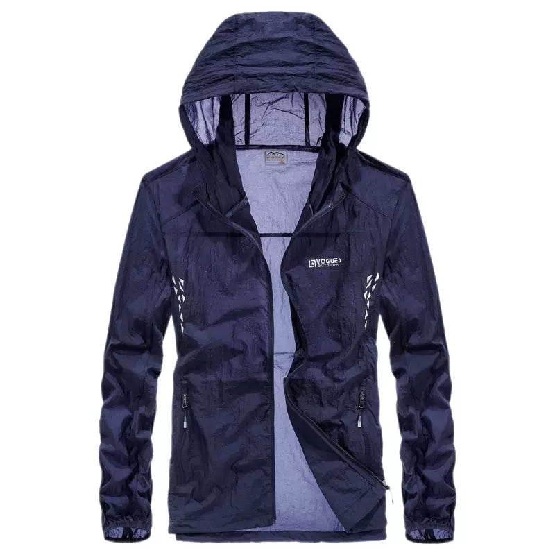 Importé - Chemise Pull Homme Protection Solaire A Capuche