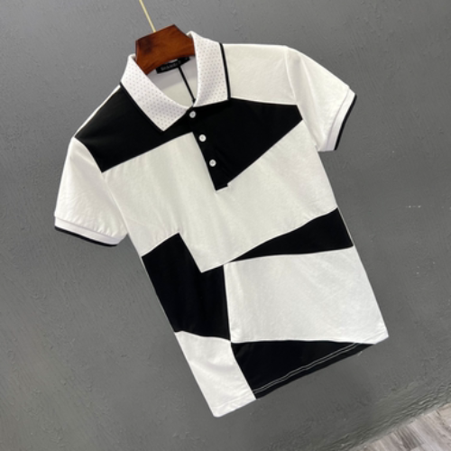 Importé - T-Shirt Polo Homme Demi-manches Décontracté