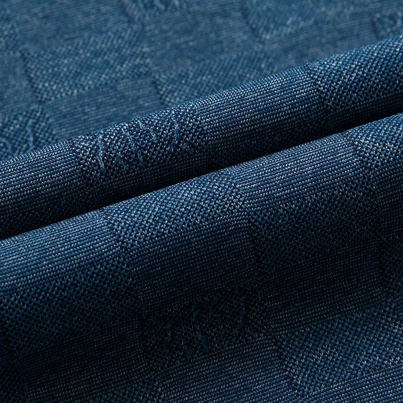 Importé - T-Shirt Polo Homme Slim Décontracté Manches courtes En Soie