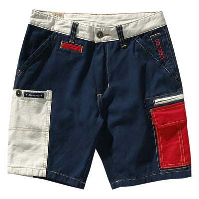 Importé - Short Culotte Homme Décontracté Multi-Poches Style Tendance