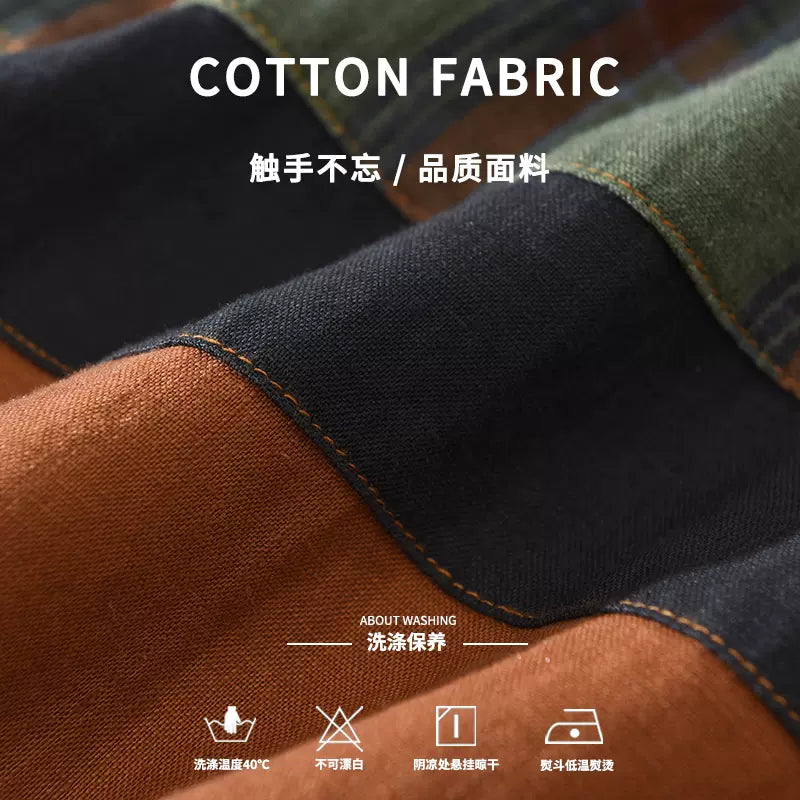 Importé - Chemise Lin Homme Décontracté Manches Courtes