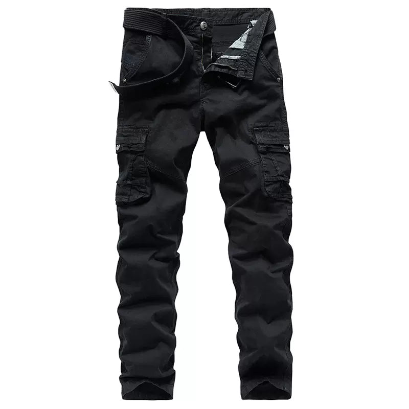 Importé - Pantalon Cargo Homme Pur Coton Slim Décontracté