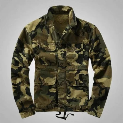 Importé - Jacket Camouflage Coton Lourd Homme Manche Longue