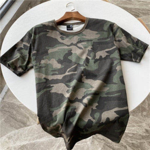 Importé - T-Shirt Gilet Camouflage Homme Décontracté