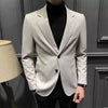 Importé -  Veste Blazer Décontractés Homme Haut De Gamme En Slim Fit