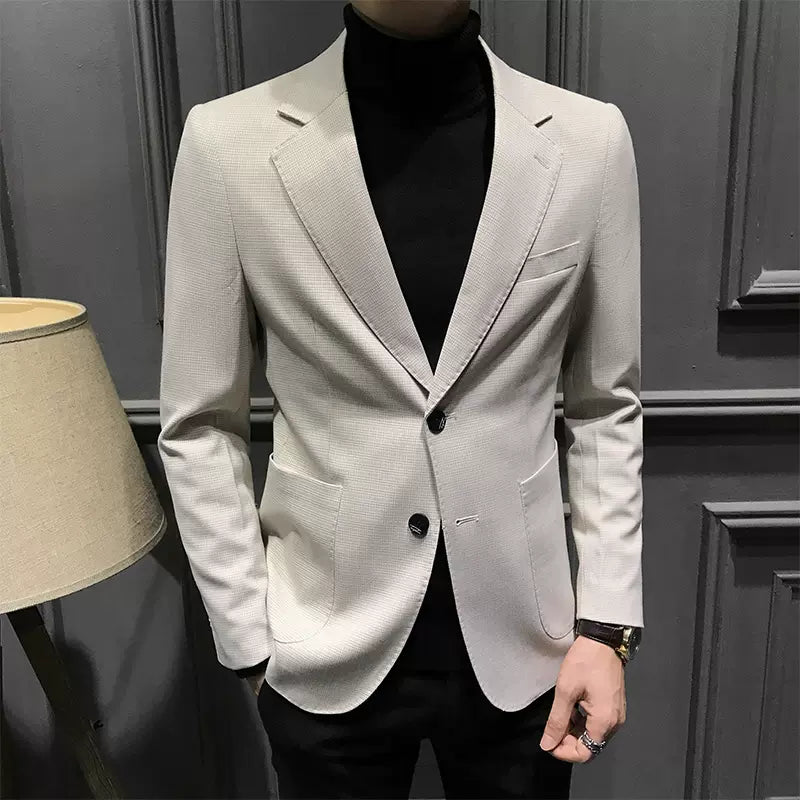 Importé -  Veste Blazer Décontractés Homme Haut De Gamme En Slim Fit