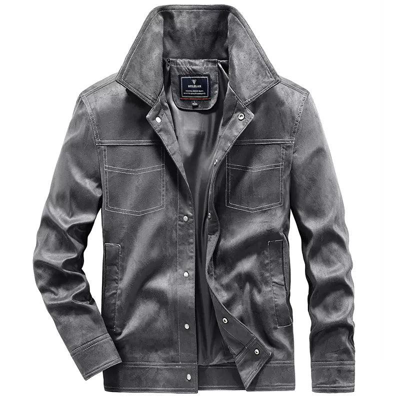 Importé - Chemise Homme Style Veste À Manches Longues