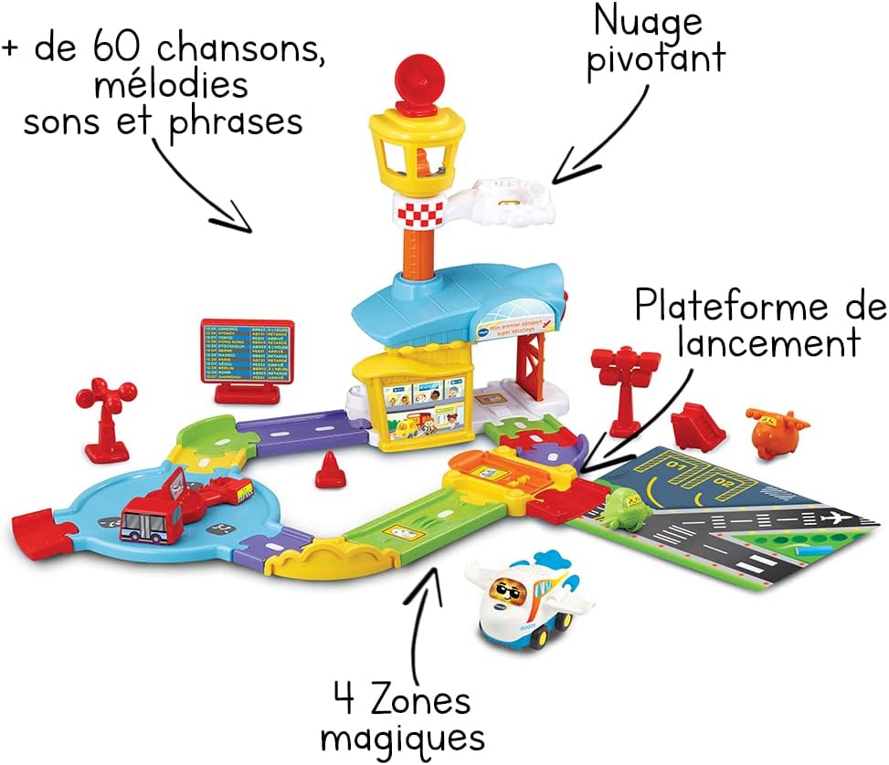 VTECH-TUT TUT BOLIDES MON PREMIER AEROPORT-1/5ANS