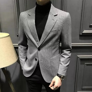 Importé -  Veste Blazer Décontractés Homme Haut De Gamme En Slim Fit