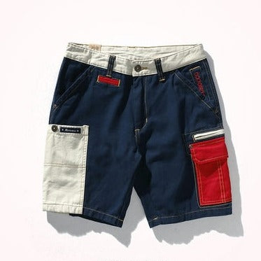 Importé - Short Culotte Homme Décontracté Multi-Poches Style Tendance