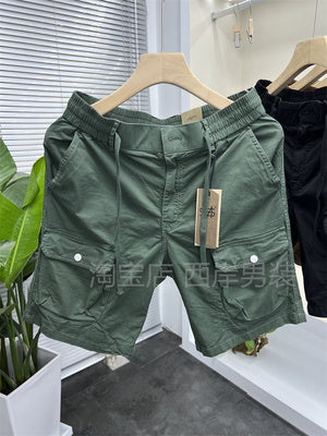 Importé - Short Culotte Homme Décontractés Multi-Poches