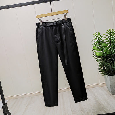 Importé - Pantalon Homme Décontracté Coupe Droite en Coton