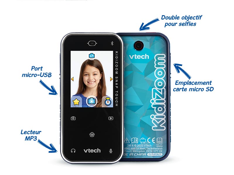 VTECH-KIDI ZOOM SNAP TOUCH-BLEU-6/13ANS