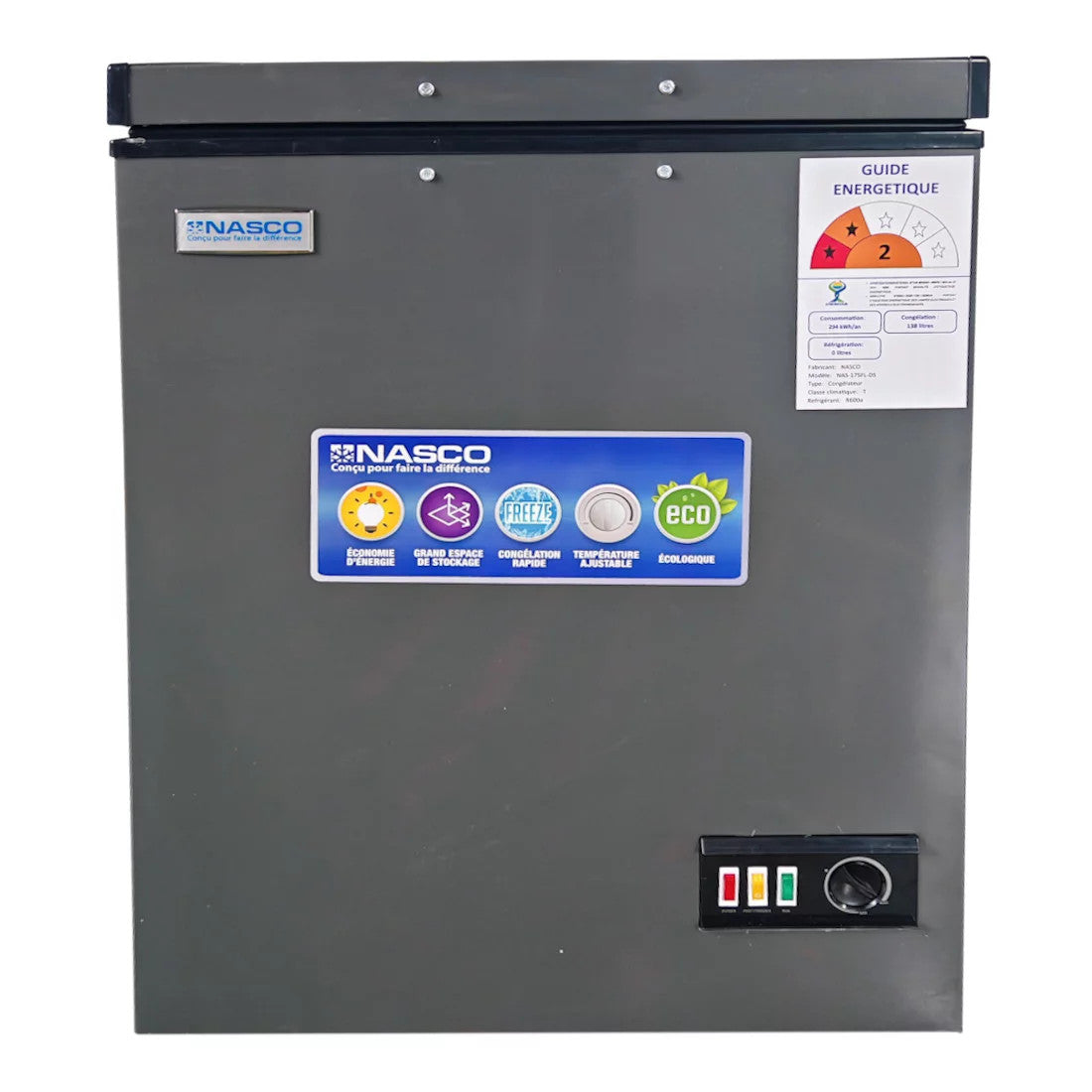 CONGELATEUR HORIZONTAL 250L - NAS-250FL-DS