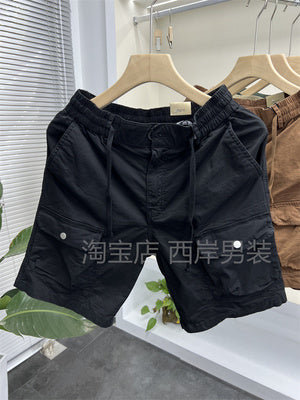 Importé - Short Culotte Homme Décontractés Multi-Poches