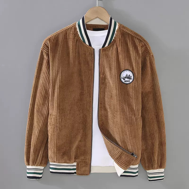 Importé -  Cardigan Pull Décontractée Homme En velours Col Monantes 100% Coton