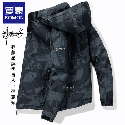 Importé - Jacket à Capuche Détachable Pour Homme Manches Longues