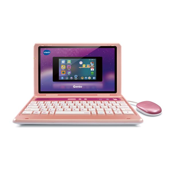 VTECH-GENIO MON PREMIER VRAI ORDI-50 ACTIVITES-ROSE